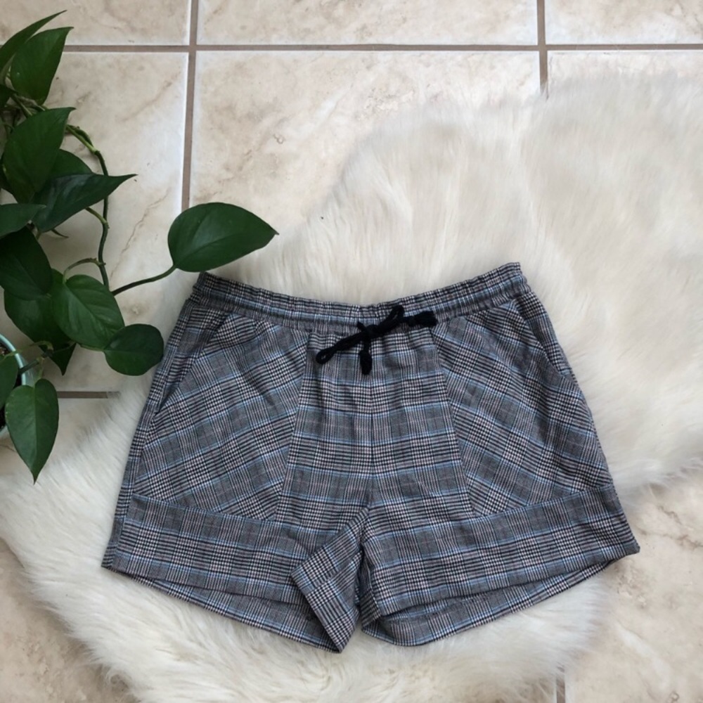 Sky & Sparrow Plaid Lounge Shorts